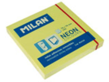 fact85434-bloc-notas-amarillo-neon-100u-7-6x7-6cm-85434