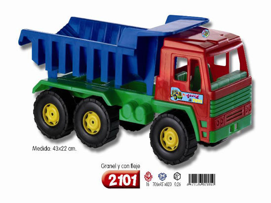 jisa2101-camion-volquete-43cm-colores-2101