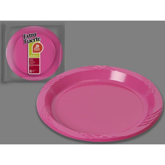 juin10316-plato-extra-fuerte-fucsia-22cm-6u-10316