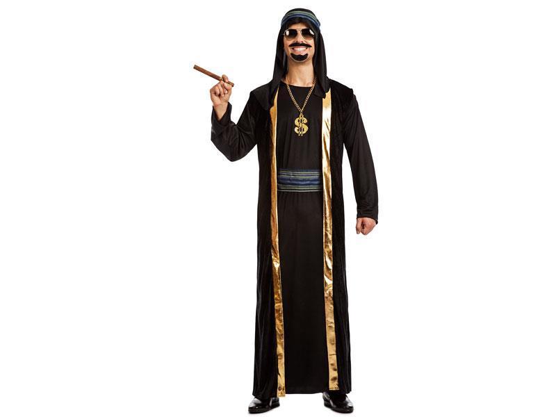 Disfraz Jeque Arabe Hombre y Niños Halloween Tallas 4 al XL GENERICO