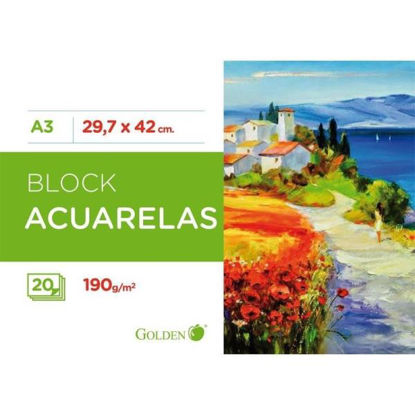 poes324281-block-dibujo-golden-a3-190gr-20h-acuarela