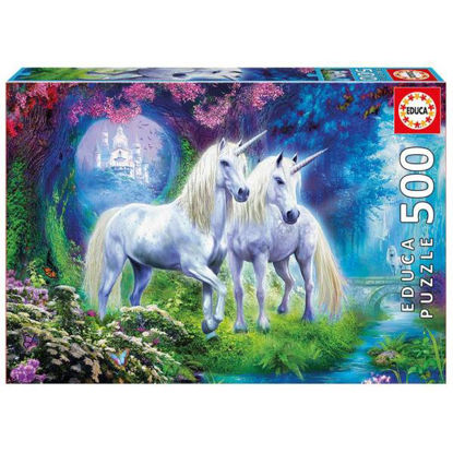 educ17648-puzzle-unicornios-en-el-bosque-500pz