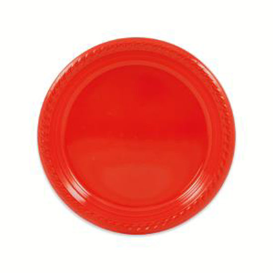 maxi1084-plato-llano-redondo-10u-premium-rojo-26cm