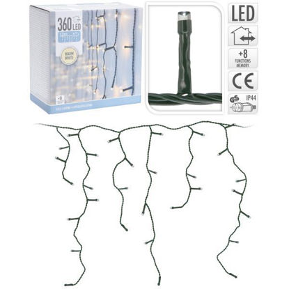 koopax8405710-cortina-carambano-360-led-calido-3m-exterior