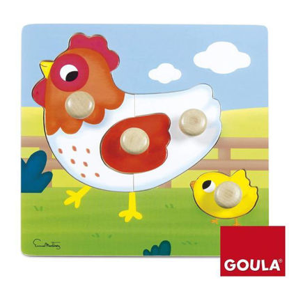 dise53052-puzzle-gallina-22x22cm-goula-53052