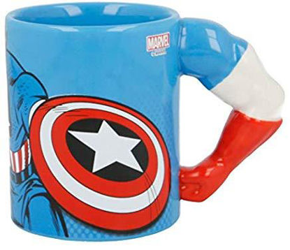 stor90065-taza-ceramica-3d-330ml-brazo-captain-america