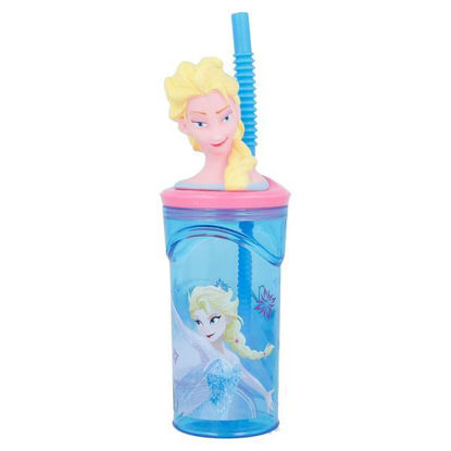 stor17966-vaso-figurita-3d-360ml-frozen-iridescent-aqua