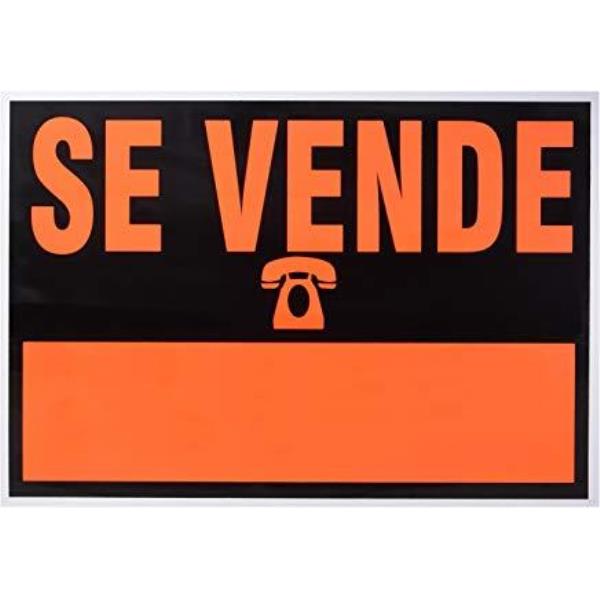 CARTEL SE VENDE 50X35CM 6165NE al por Mayor ≫ Plasticosur