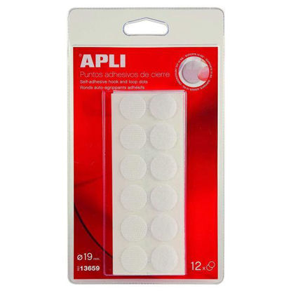 apli13659-puntos-adhesivos-velcro-19mm-12u-blanco