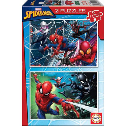 educ18101-puzzle-spider-man-2x100pz