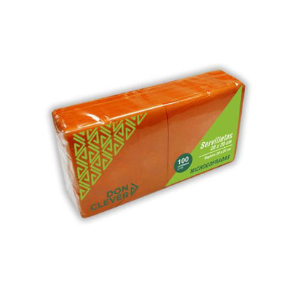 dicaser250-servilleta-microgofrada-naranja-20x20cm-100u-