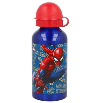 stor37934-botella-aluminio-400ml-spiderman-graffiti