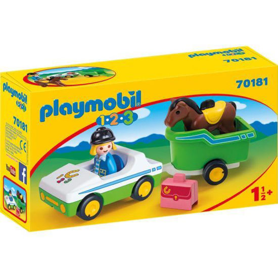 COCHE C/REMOLQUE DE CABALLO 1.2.3 al por Mayor ≫ Plasticosur