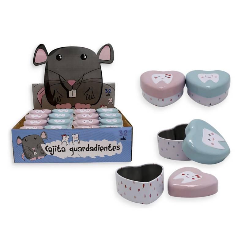 Plasticosur. CAJA METAL PARA DIENTES RATONCITO PEREZ