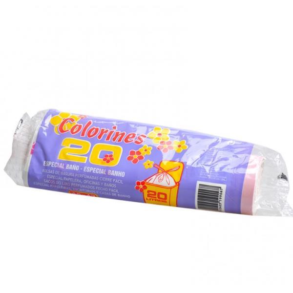 BOLSA BASURA VIOLETA 30L 20U. AUTOCIERRE KING-FLOWER al por Mayor ≫  Plasticosur