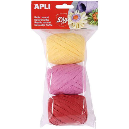 apli14415-rafia-natural-tonos-candy-3u-30m-blister