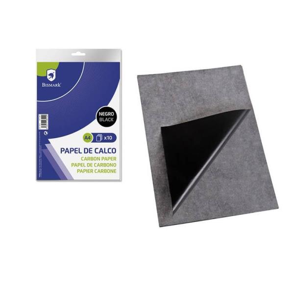 PAPEL DE CALCO A4 NEGRO 10H CARBON al por Mayor ≫ Plasticosur