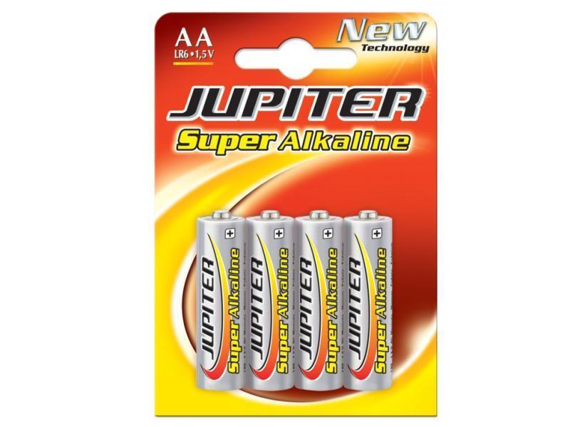 PILA ALCALINA AA LR6 BLISTER 4U. JUPITER al por Mayor ≫ Plasticosur