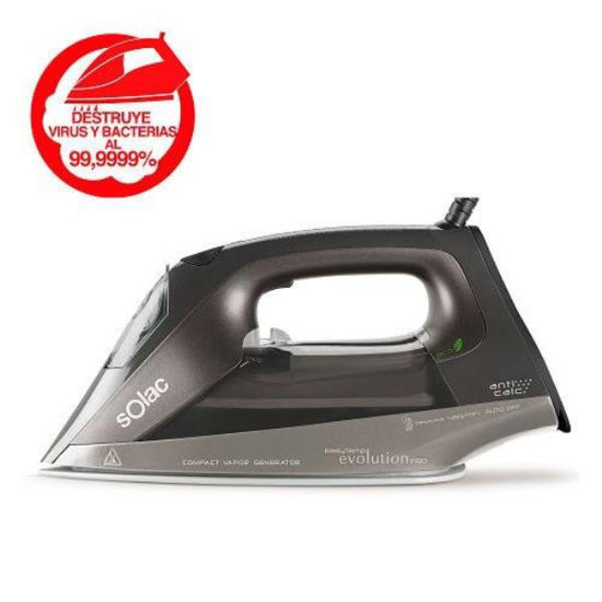 acuerdo Hong Kong atención PLANCHA COMPACT VAPOR 2400W SOLAC CVG9508 ≫ Plasticosur