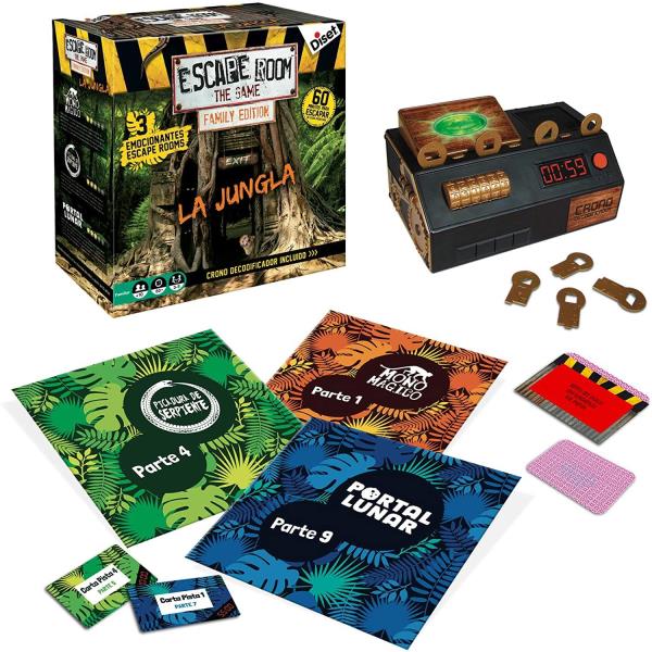 JUEGO MESA ESCAPE ROOM FAMILY EDITION LA JUNGLA ≫ Plasticosur