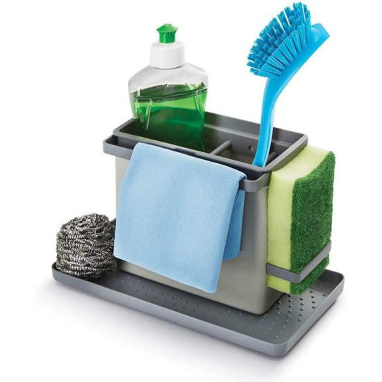 ORGANIZADOR FREGADERO TIDYTEX GRIS al por Mayor ≫ Plasticosur