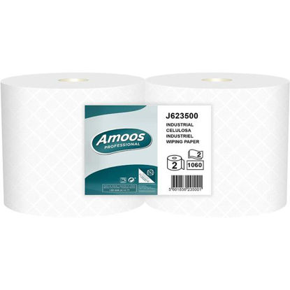 Papel Secamanos Blanco Gofrado PP (6Rollos/Fardo) - Dermohigiene