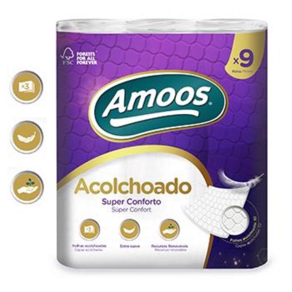 PAPEL HIGIENICO 9 ROLLOS 3 CAPAS ACOLCHADO EXTRA SUAVES 20M S63 al por  Mayor ≫ Plasticosur