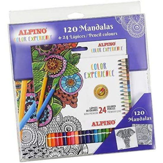 KIT MANDALA COLOR EXPERIENCE: 24 LAPICES + 120 MANDALAS al por Mayor ≫  Plasticosur