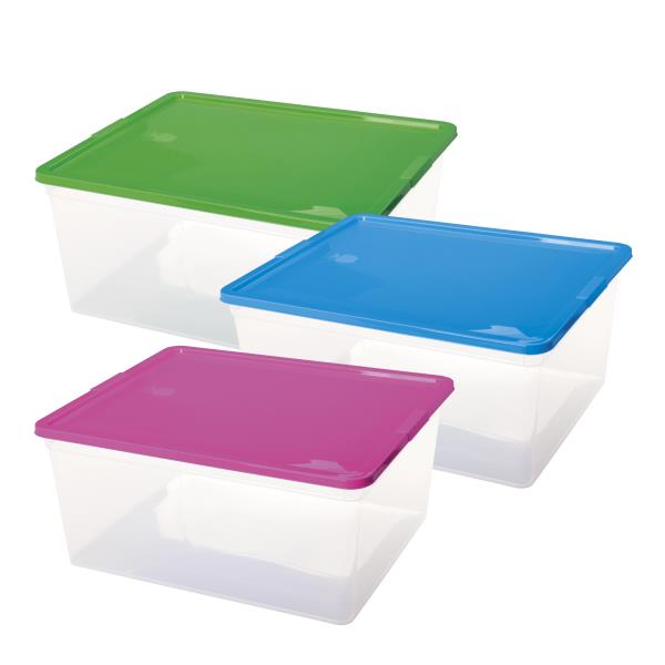 CAJA MULTIUSOS ORDENACION 18L STDO 3 COLORES al por Mayor ≫ Plasticosur