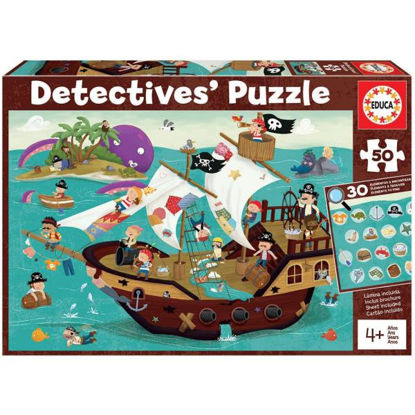 educ18896-puzzle-50pz-piratas-detec
