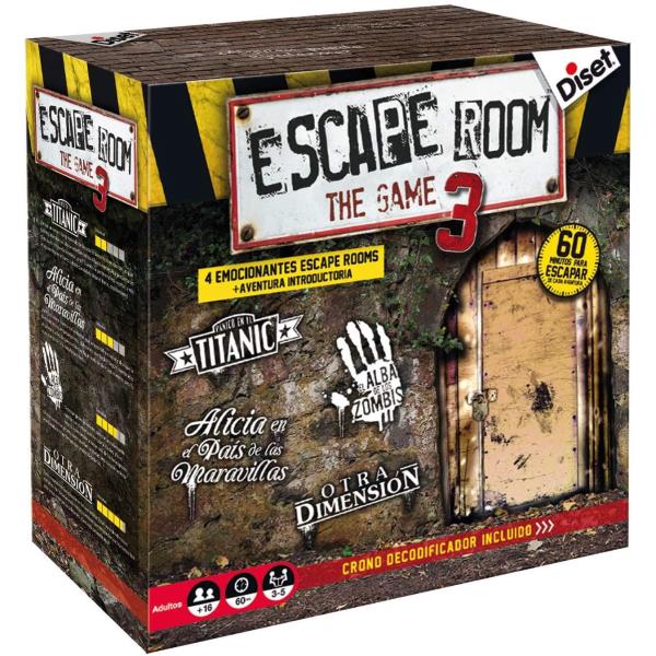 JUEGO MESA ESCAPE ROOM THE GAME 3 ≫ Plasticosur