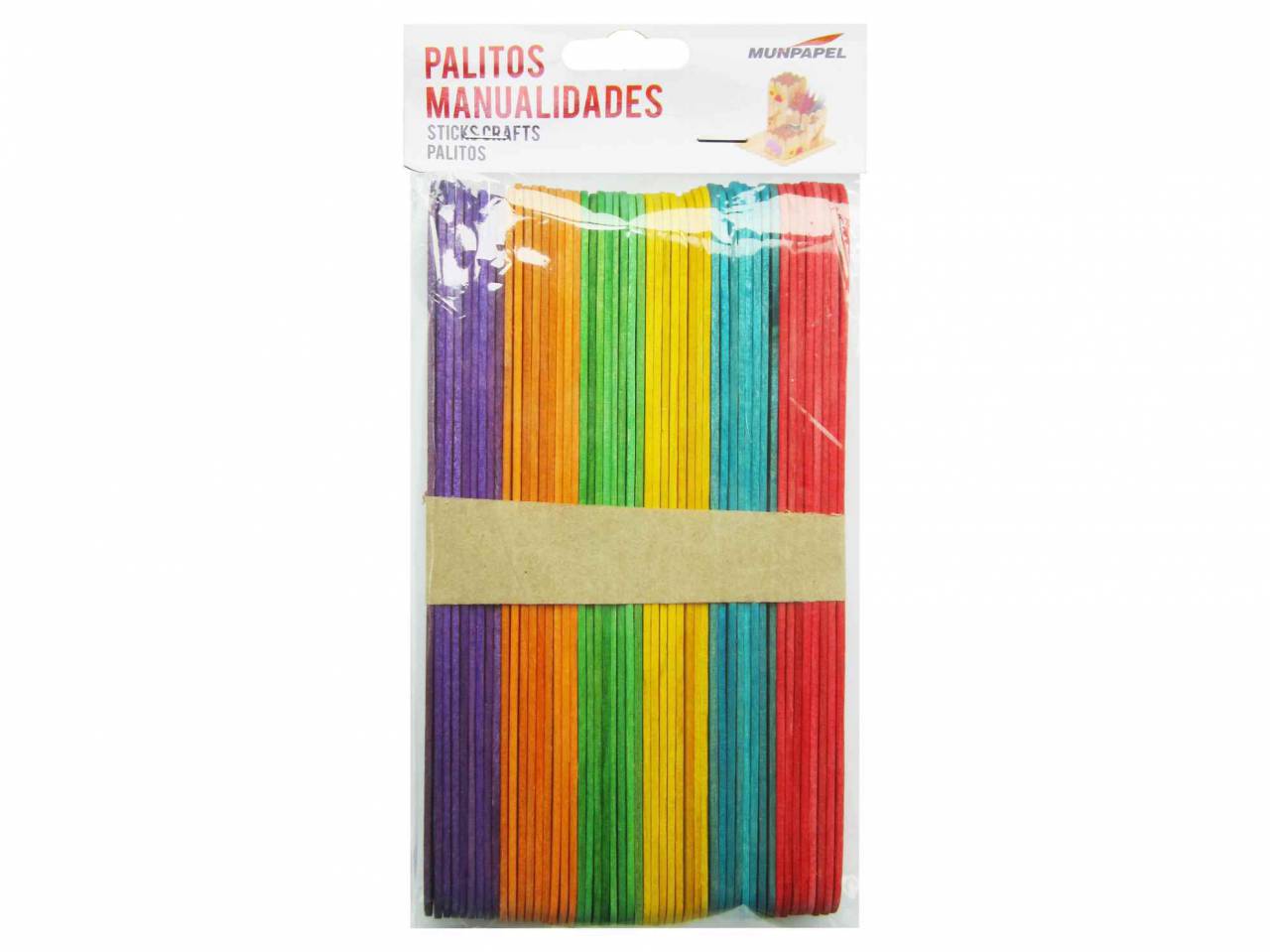 Bolsas de 8 o 50 palitos de madera para manicuras