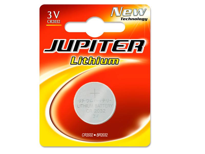 PILA BOTON LITIO CR2032 3V JUPITER al por Mayor ≫ Plasticosur