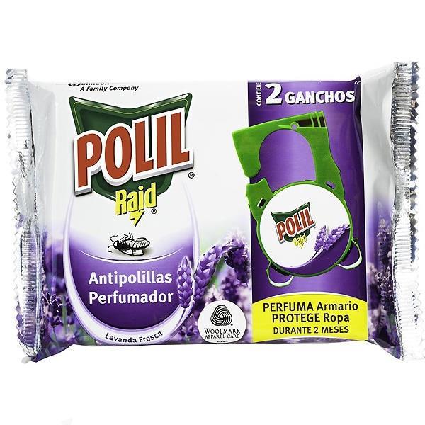 Antipolillas perfumador lavanda 2 ganchos