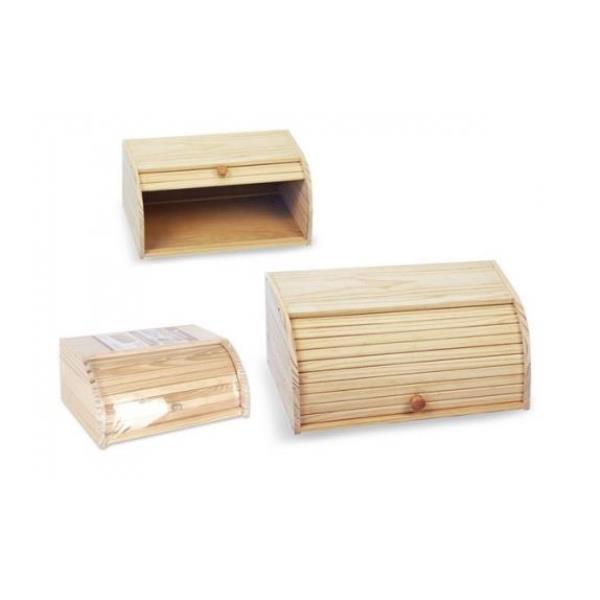 PANERA MADERA PERSIANA 40X25.5X18CM PRIVILEGE al por Mayor ≫ Plasticosur