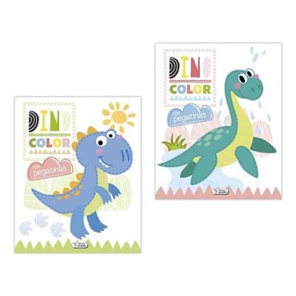 libros de PEGATINAS originales (DINOSAURIOS) 