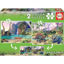educ15620-puzzle-dino-world-2x100pz