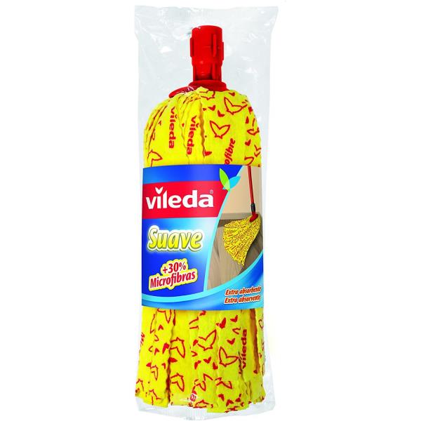 RECAMBIO FREGONA SUAVE VILEDA AMARILLO ≫ Plasticosur