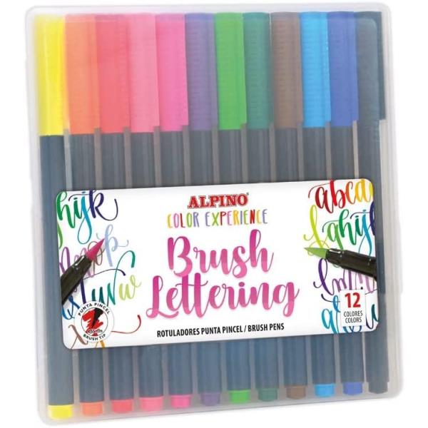 ROTULADOR BRUSH LETTERING 12U. COLOR EXPERIENCE al por Mayor