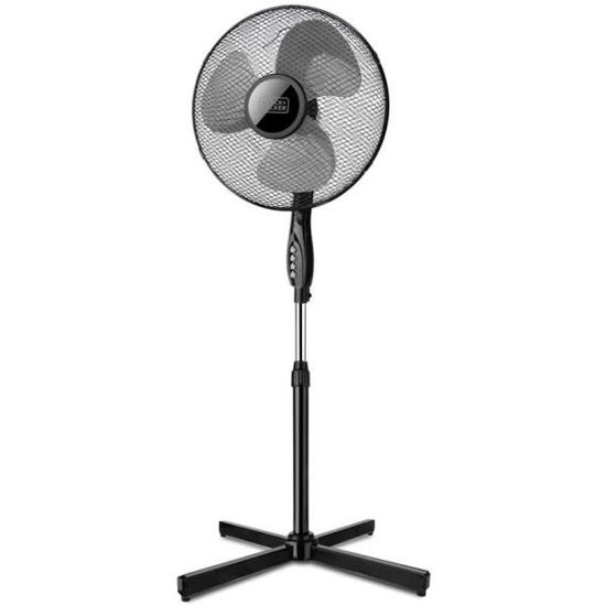 taures9440060b-ventilador-pie-black