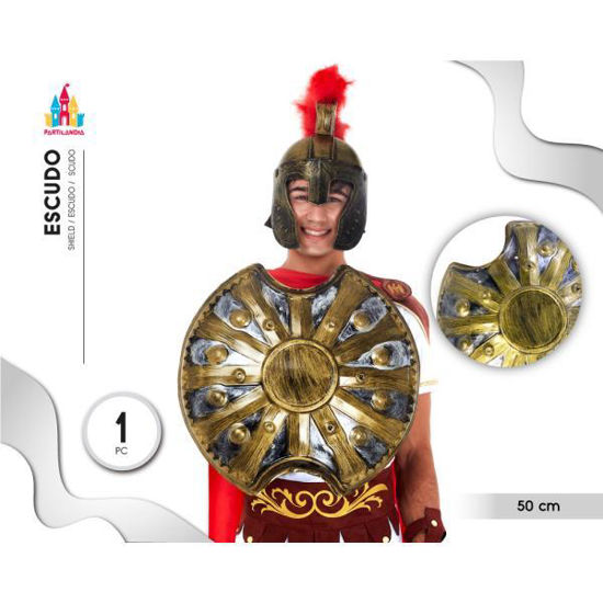 tila80020-escudo-romano-dorado