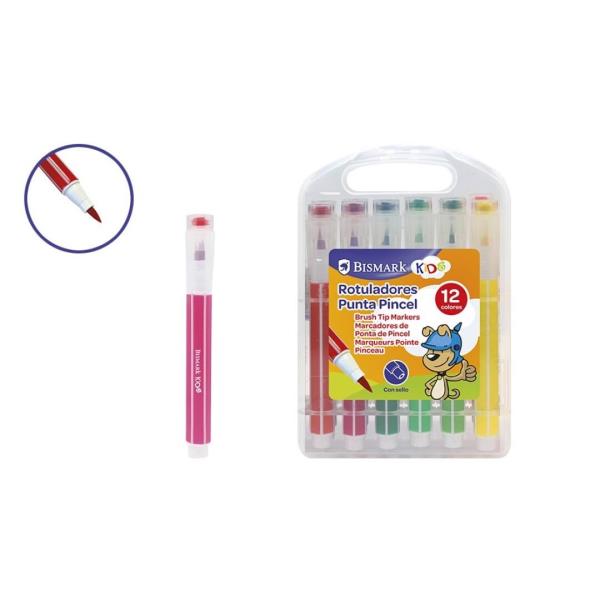 🎨 🖌 APLI CAJA ROTULADORES COLORS & STAMP 10u - Venta de