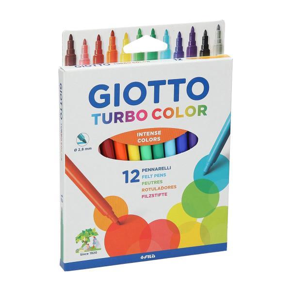 ROTULADOR GIOTTO TURBO COLOR 12U. al por Mayor ≫ Plasticosur