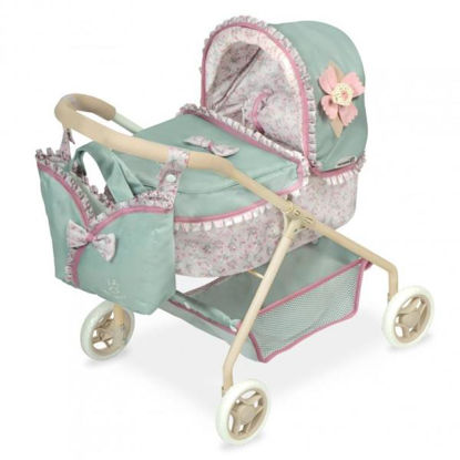 CARRO GEMELAR GRIS PLEGABLE MUÑECA 45CM al por Mayor ≫ Plasticosur