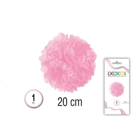tila51227-pompon-rosa-20cm