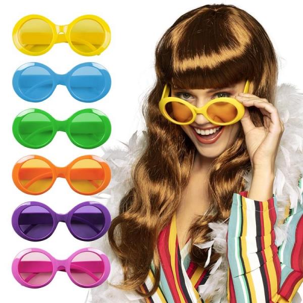 GAFAS HIPPIE JACKIE FLUOR STDO 6 COLORES al por Mayor ≫ Plasticosur