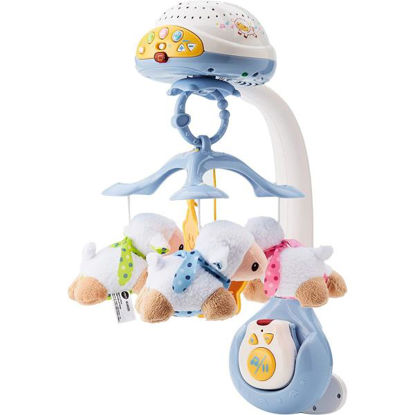 Fisher-Price Móvil Lluvia de Arcoíris Carrusel Cuna para Bebés