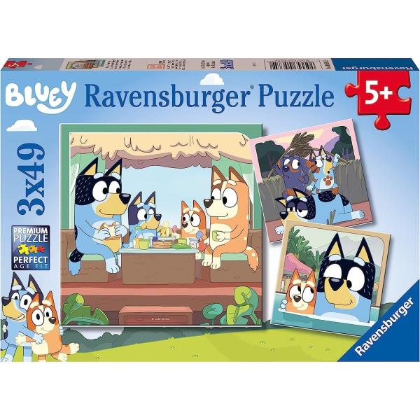 PUZZLE BLUEY 3X49PZ al por Mayor ≫ Plasticosur