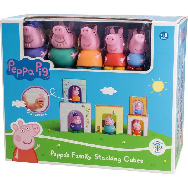 CUBOS APILABLES C/5 FIGURAS PEPPA PIG al por Mayor ≫ Plasticosur