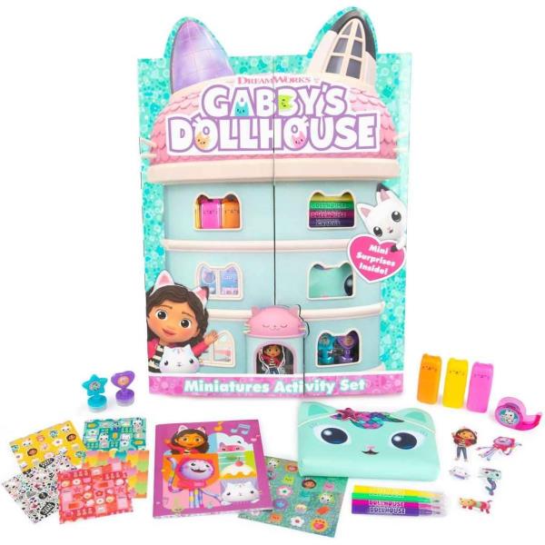 Casa de muñecas de Gaby, coche, gato, juguete de peluche, regalo para niños